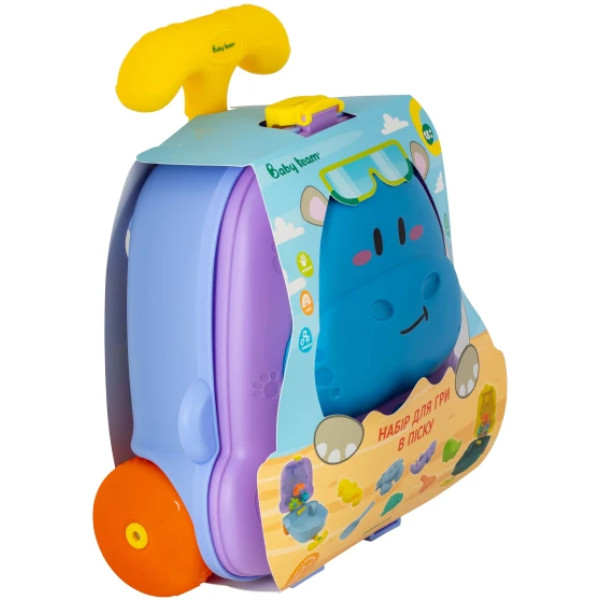 Фото - Набор для игры в песочнице Baby Team 8 эл. (9515_сиреневый)