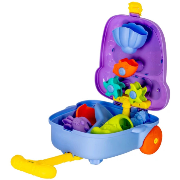 Фото - Набор для игры в песочнице Baby Team 8 эл. (9515_сиреневый)