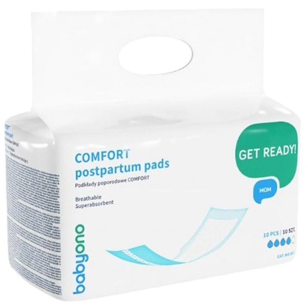 Фото - Послеродовые прокладки BabyOno COMFORT, 10 шт. (597)
