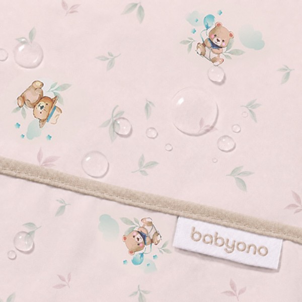 Фото - Нагрудник детский BabyOno с длинным рукавом Мишка 74x36 см (1476/05)