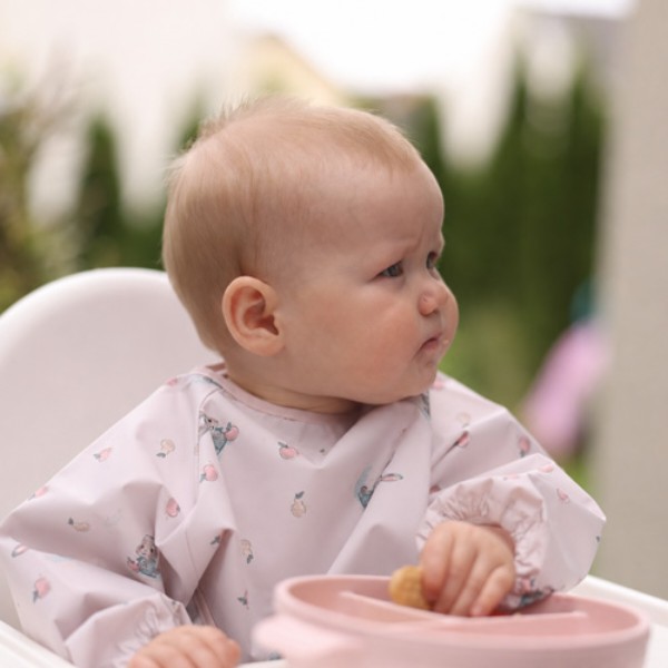 Фото - Нагрудник детский BabyOno с длинным рукавом Зайка 74x36 см (1476/04)