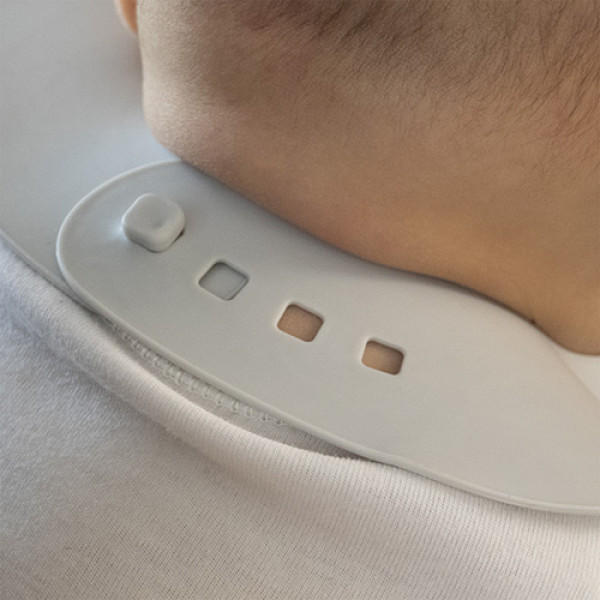 Фото - Нагрудник силиконовый BabyOno с регулируемой застежкой Небесно-голубой (835/05)