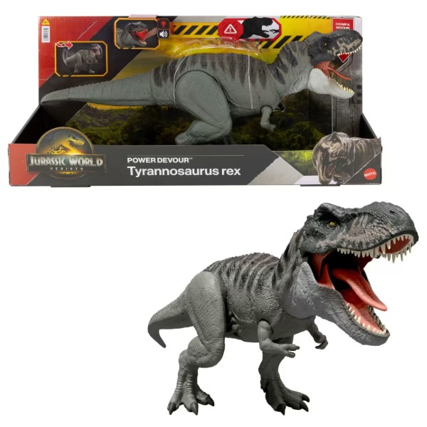 Фото - Интерактивная фигурка Jurassic World Невероятная атака Ти-Рекса (JCH02)
