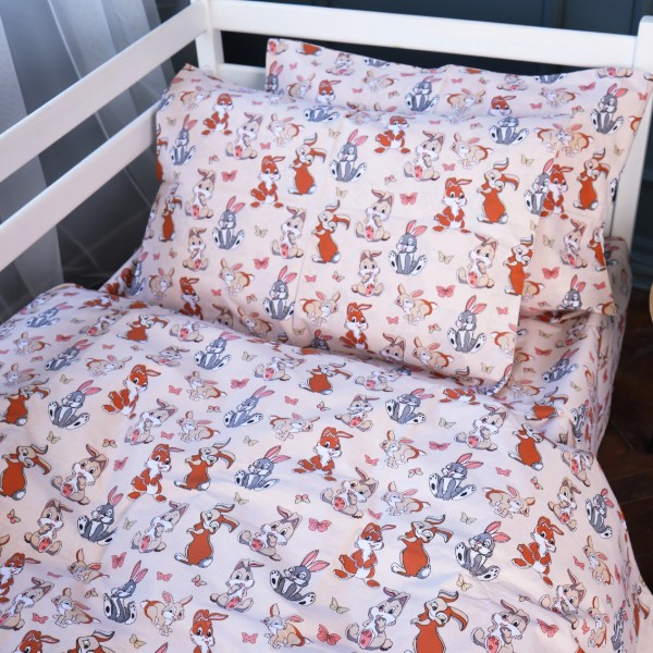 Фото - Наволочка дитяча MirSon Бязь Kids Time 17-0530 Bambi 50х70 см (2200007073450)