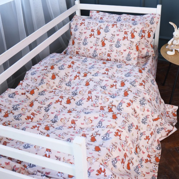Фото - Наволочка дитяча MirSon Бязь Kids Time 17-0530 Bambi 50х70 см (2200007073450)