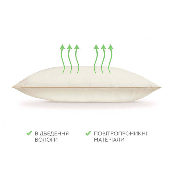 Фото - Подушка стандартна Sonex Bamboo 50х70 см Бежева (SO102159)