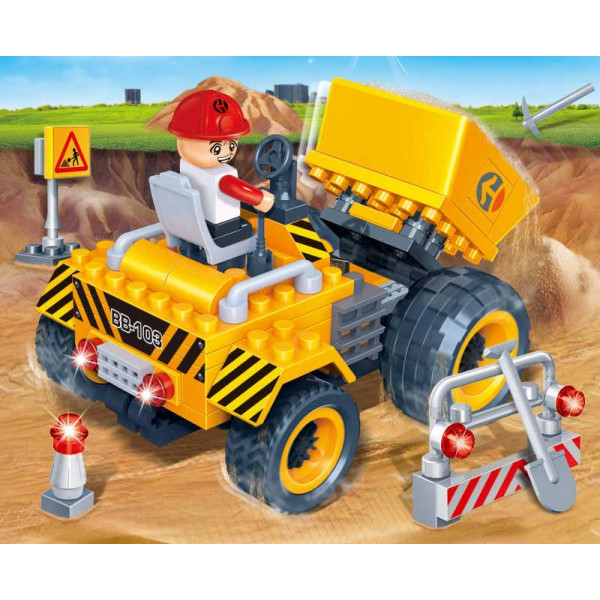 Фото - Пластиковий конструктор Banbao
"Будівельна техніка" (103 Ел.) Навантажувач (8541)