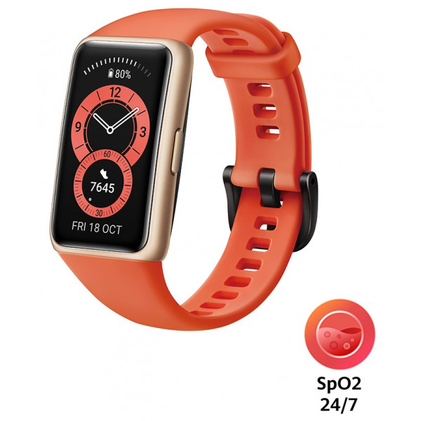 Фото - Смарт-часы Huawei Band 6 Amber Sunrise
