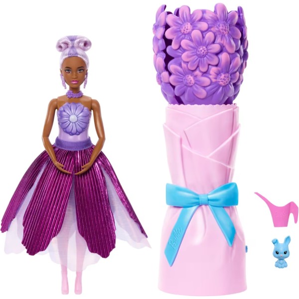 Фото - Кукла-сюрприз набор Barbie Petal Pop Фиолетовая маргаритка (JMF58)