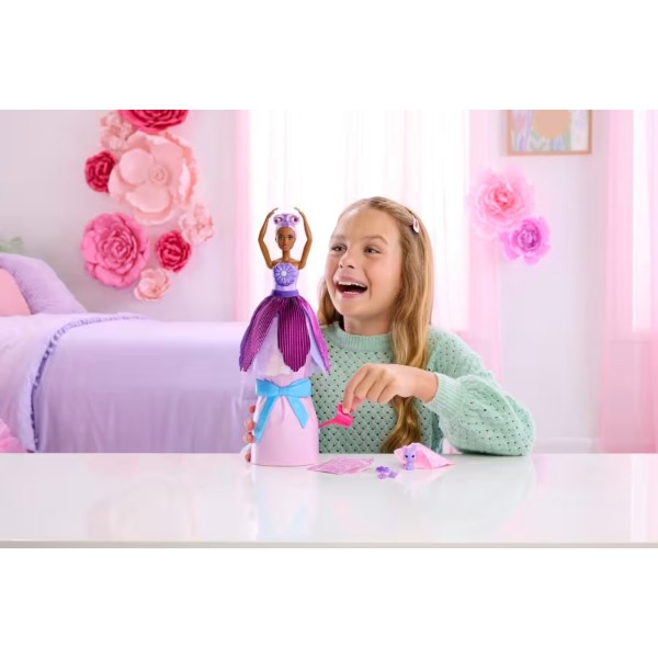 Фото - Кукла-сюрприз набор Barbie Petal Pop Фиолетовая маргаритка (JMF58)