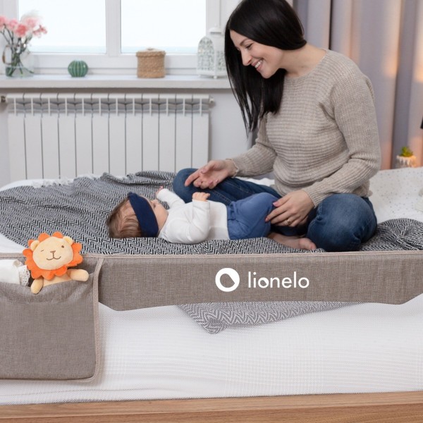 Фото - Бортик класичний Lionelo Eva Beige Melange
