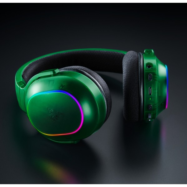 Фото - Гарнитура беспроводная игровая Razer Barracuda X CHROMA, Phantom Green (RZ04-05220300-R3M1)