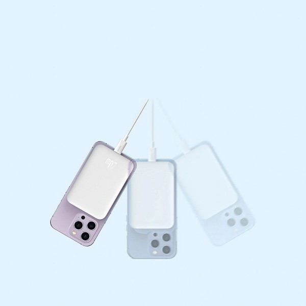Фото - Батарея мобільна Baseus Airpow 6000mAh 20W Mag 
White (P10022807213-00)