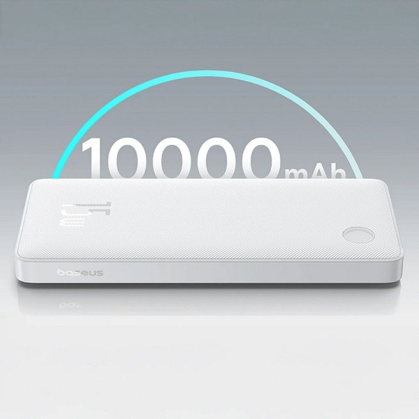 Фото - Батарея мобільна Baseus Airpow Lite 10000mAh 15W 
White (P10067500213-00)