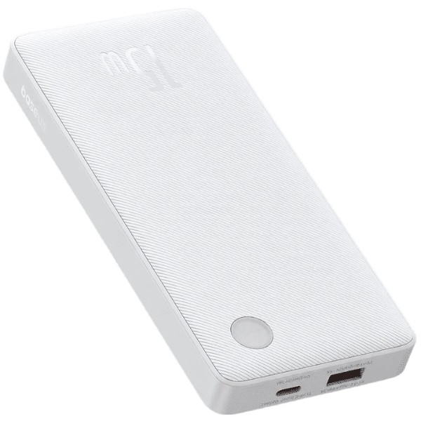 Фото - Батарея мобільна Baseus Airpow Lite 15W (10000 mAh) White (716297)