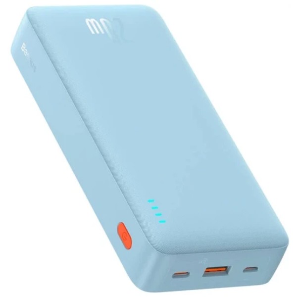 Фото - Батарея мобильная Baseus Airpow Powerbank 20W 20000mAh QC PD Blue (P10022804313-00)