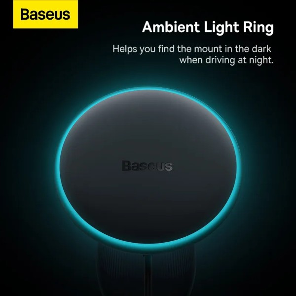 Фото - Автодержатель с беспроводной зарядкой Baseus CW01 Magnetic Wireless Charging (C40141001111-00)