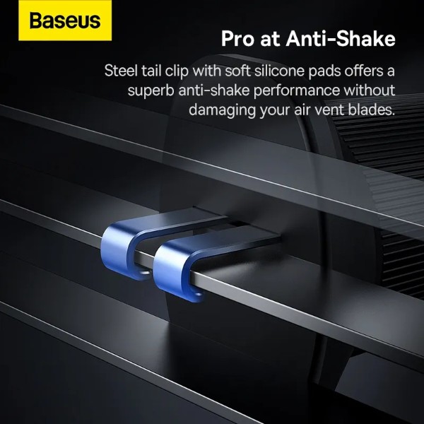 Фото - Автодержатель с беспроводной зарядкой Baseus CW01 Magnetic Wireless Charging (C40141001111-00)