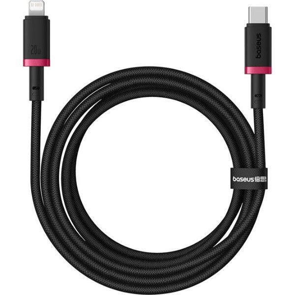 Фото - Кабель Baseus Dura Series Fast Charging Cable Type-C to iP 20W 2m Red+Black (P10377800U01-03)