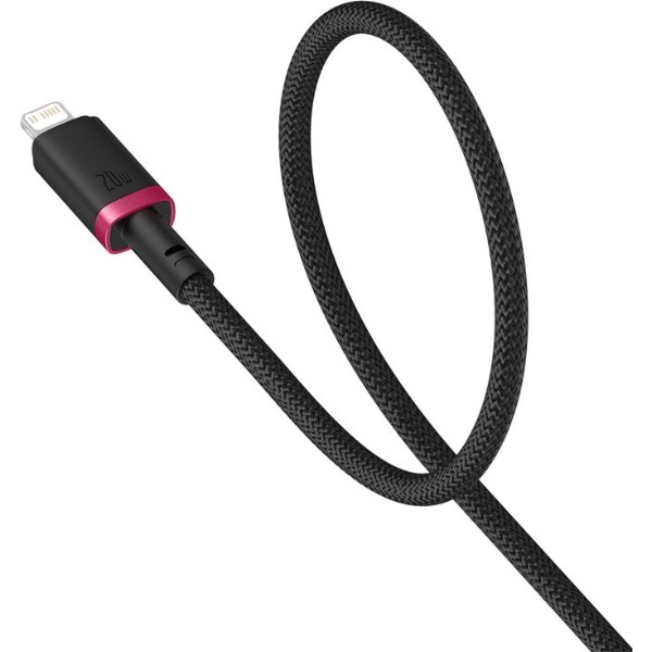 Фото - Кабель Baseus Dura Series Fast Charging Cable Type-C to iP 20W 2m Red+Black (P10377800U01-03)