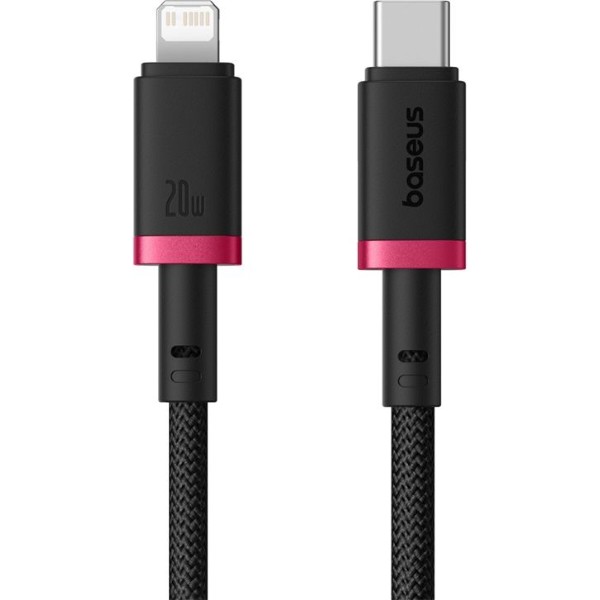 Фото - Кабель Baseus Dura Series Fast Charging Cable Type-C to iP 20W 2m Red+Black (P10377800U01-03)