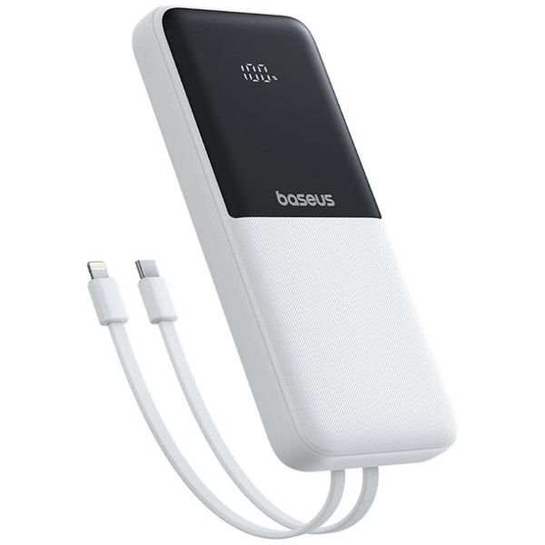 Фото - Батарея мобильная Baseus Lipow 10000mAh 22,5W белый QC PD (P10079101213-00)