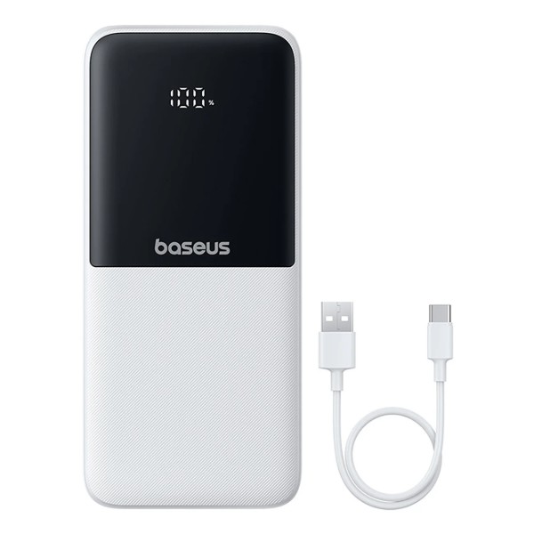 Фото - Батарея мобильная Baseus Lipow 10000mAh 22,5W белый QC PD (P10079101213-00)