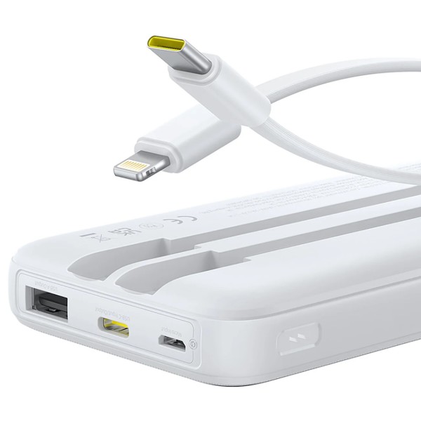 Фото - Батарея мобильная Baseus Lipow 10000mAh 22,5W белый QC PD (P10079101213-00)