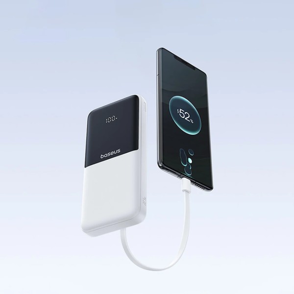 Фото - Батарея мобильная Baseus Lipow 10000mAh 22,5W белый QC PD (P10079101213-00)