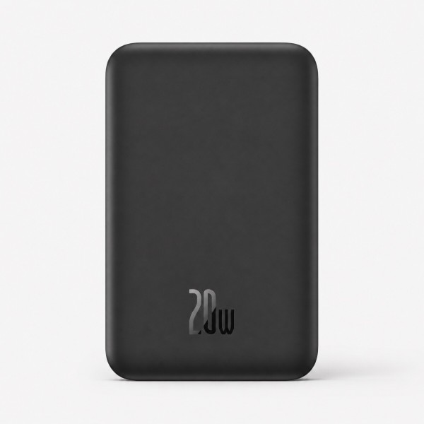 Фото - Батарея мобильная Baseus Magnetic Mini 20W 5000 mAh Black (716302)