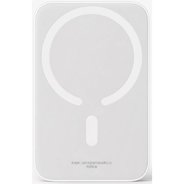 Фото - Батарея мобильная Baseus Magnetic Mini 20W 5000 mAh White (716303)