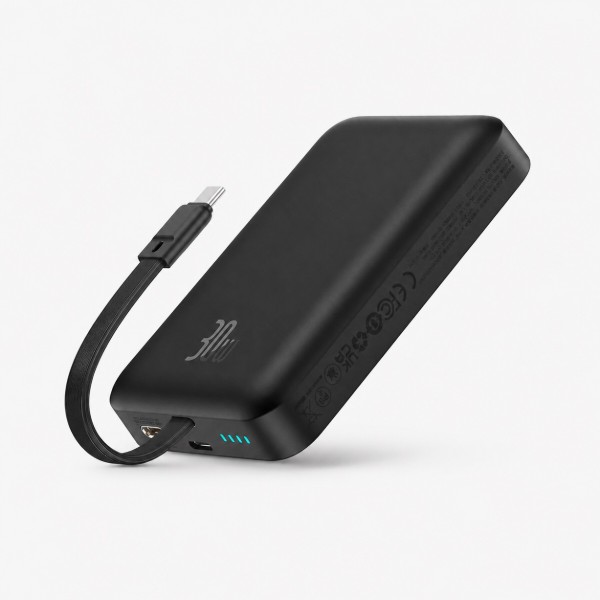 Фото - Батарея мобільна Baseus Magnetic Mini TypeC Edition 30W 10000 mAh Black (716304)