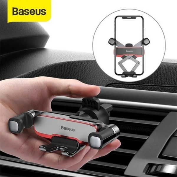 Фото - Автотримач Baseus Mr Hui Gravity Car Mount (SUYL-HU0S) Gray
