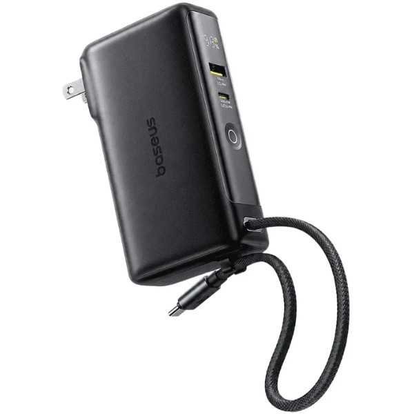 Фото - Батарея мобільна Baseus Nomos NT11 3 в 1 67W 10000 mAh USB-C Black (716306)