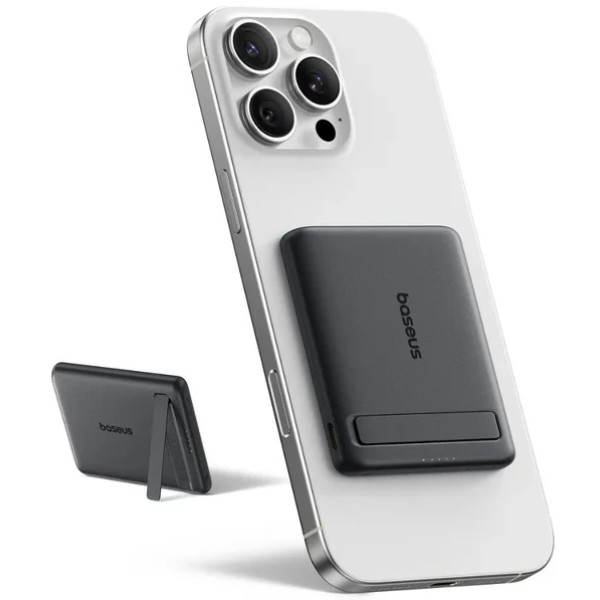 Фото - Батарея мобільна Baseus PicoGo AM31 Qi2 5000mAh 20W MagSafe Black (P10081907123-00)