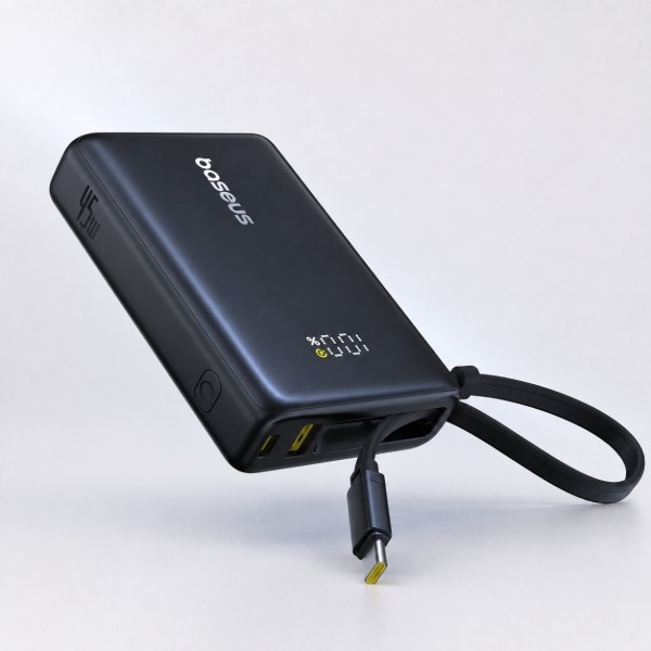 Фото - Батарея мобільна Baseus PicoGo Digital Display 45W 10000 mAh USB-C Black (716308)