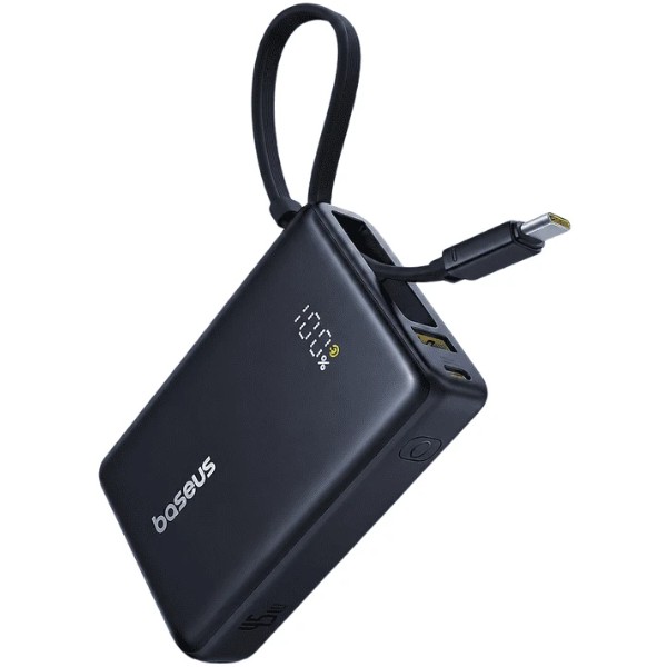 Фото - Батарея мобільна Baseus PicoGo Digital Display 45W 10000 mAh USB-C Black (716308)