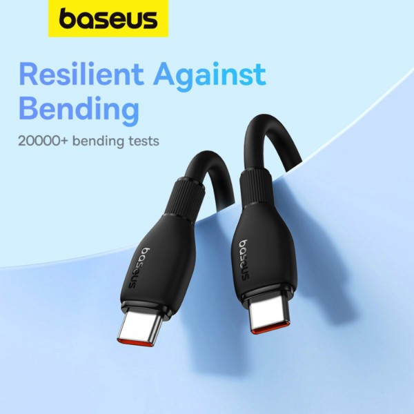 Фото - Кабель Baseus Type-C 100W 1.2m Cluster Black (P10355702111-00)