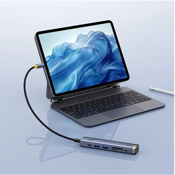 Фото - Хаб USB Baseus UltraJoy Series 7-Port HUB AIR Space Grey (B00052803811-02)
