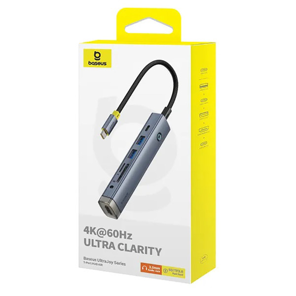 Фото - Хаб USB Baseus UltraJoy Series 7-Port HUB AIR Space Grey (B00052803811-02)