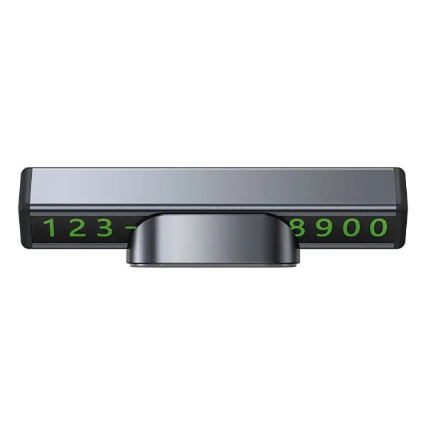 Фото - Паркувальна карта Baseus Square Bar Temporary Parking Number Plate Black (CNFT000001)