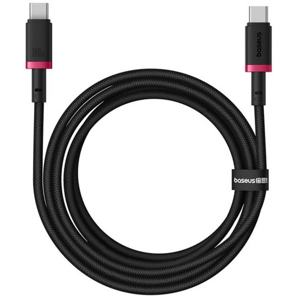 Фото - Кабель Baseus Dura Series Fast Charging Type-C to Type-C 100W 2m black-red (P10377803U01-03) Фото - Кабель Baseus Dura Series Fast Charging Type-C to Type-C 100W 2m black-red (P10377803U01-03)