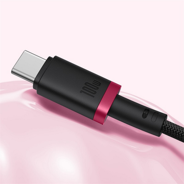 Фото - Кабель Baseus Dura Series Fast Charging Type-C to Type-C 100W 2m black-red (P10377803U01-03)