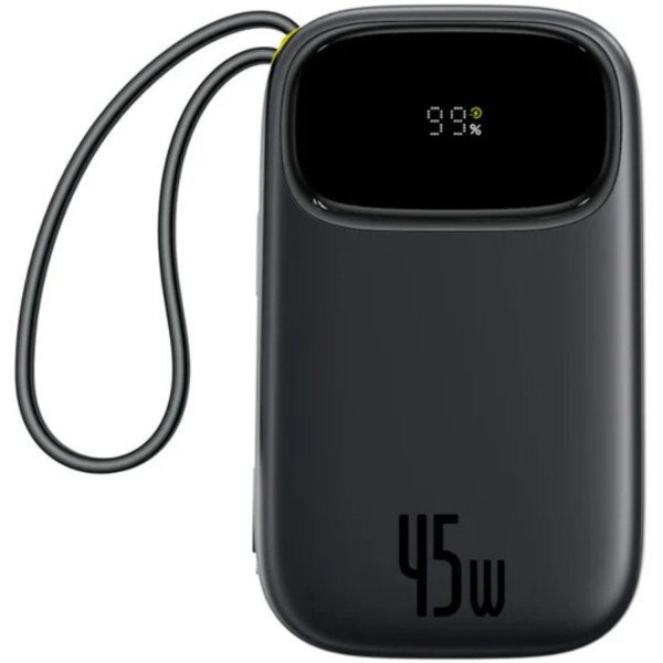 Фото - Батарея мобильная Baseus EnerFill FC31 20000 Bipow2 Pro 45W PD QC Black + Кабель USB-C (E0028D00)