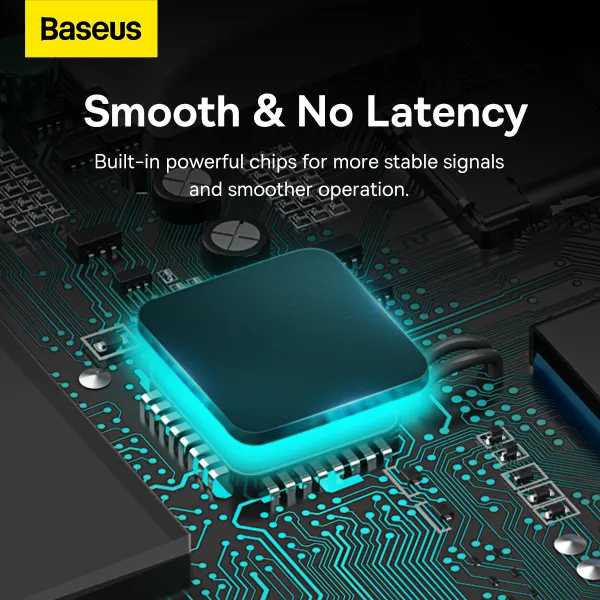 Фото - Хаб USB Baseus Lite Series 4-Port USB-A HUB Adapter 2m Black (WKQX030201)