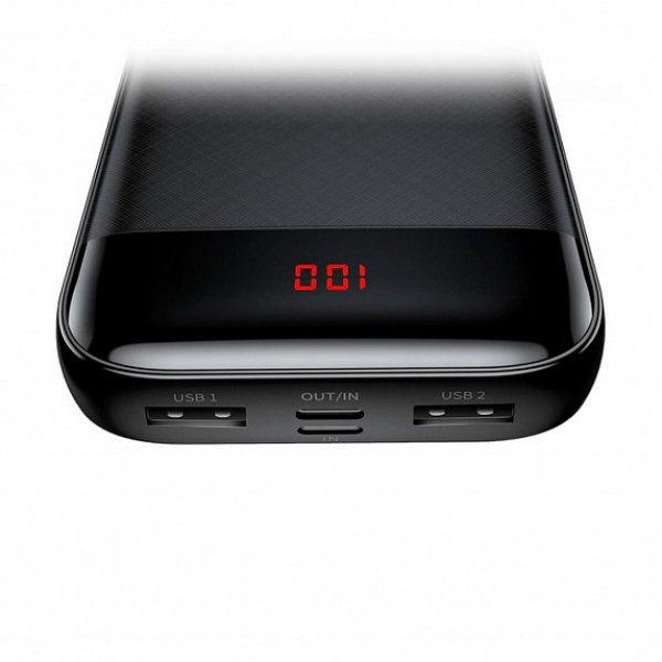 Фото - Батарея мобільна Baseus Mini Cu Digital Display 20000mAh Black (PPALL-CKU01)