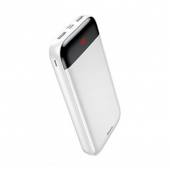 Фото - Батарея мобільна Baseus Mini Cu Digital Display 20000mAh White (PPALL-CKU02)