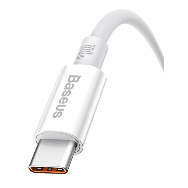 Фото - Кабель Baseus Superior Series Fast Charging Data Cable USB to Type-C 100W 1.5m Moon White (P10320102214-02)