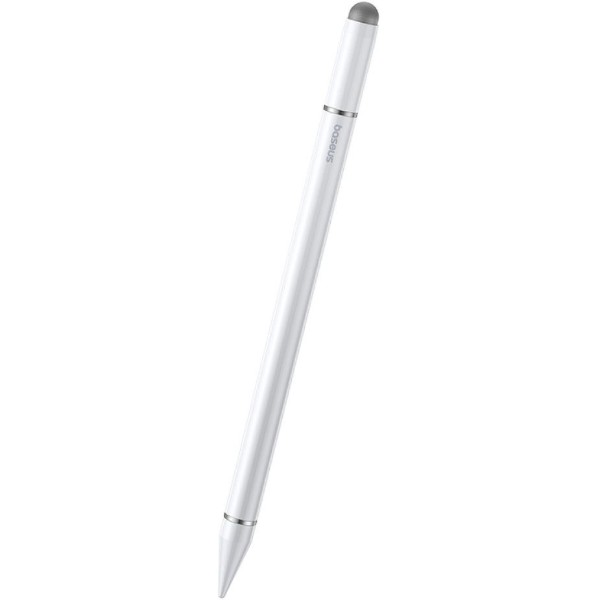 Фото - Стилус Baseus Smooth Writing III 3в1 Passive Stylus Non-magnetic Version Moon White (P80080804213-00)