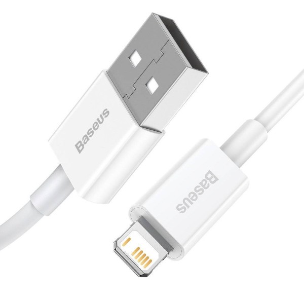 Фото - Кабель Baseus Superior Fast Charging USB-Lightning 1m White (CALYS-A02)